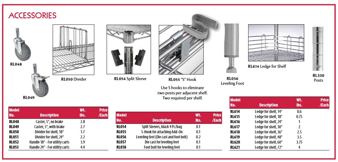 Wire Accessory Hook for Wire Shelving